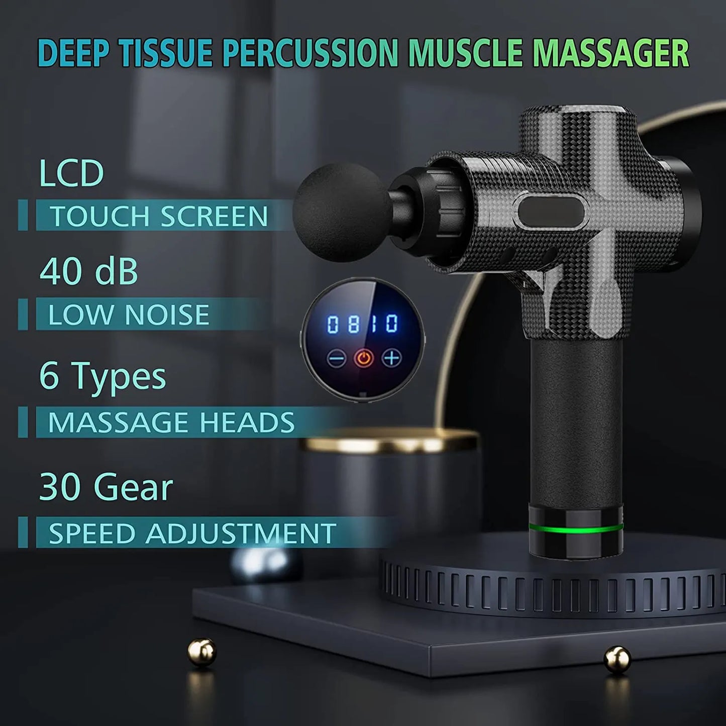 RecoverEase™ PulseFlex Massage Gun